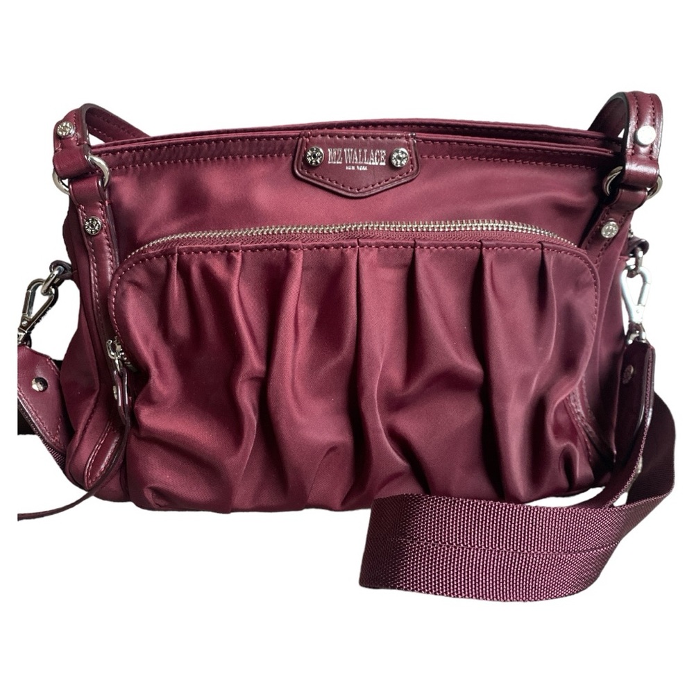 MZ Wallace Small Toni Shoulder Bag Burgundy/Red, Excellent condition
